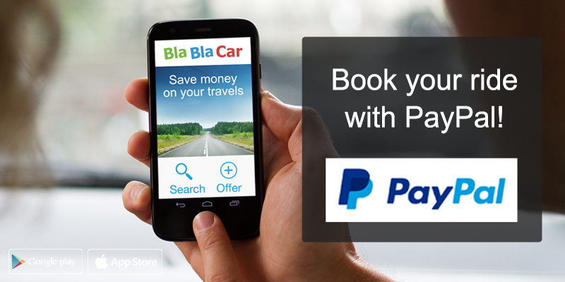 paypal payment on blablacar